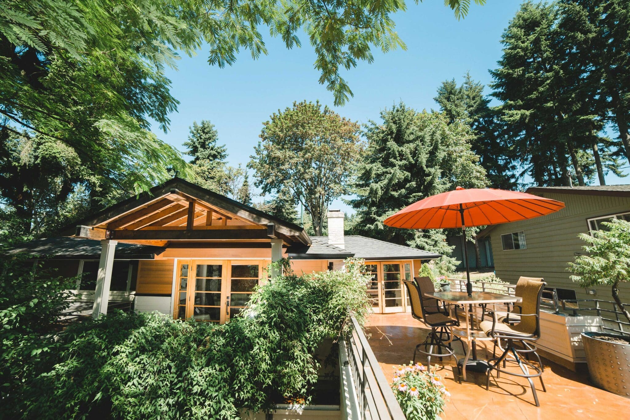 gable covered deck